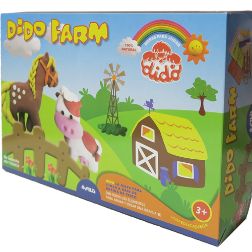 (182108) KIT PAX CAJA DIDO FARM - LINEA ARTISTICA - PLASTILINAS Y MASAS