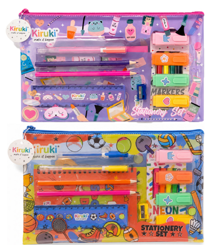 (182458) SET KIRUKI SPORTS/MAKE UP 300011 - LINEA REGALERIA - SET ARTE/ESCOLAR