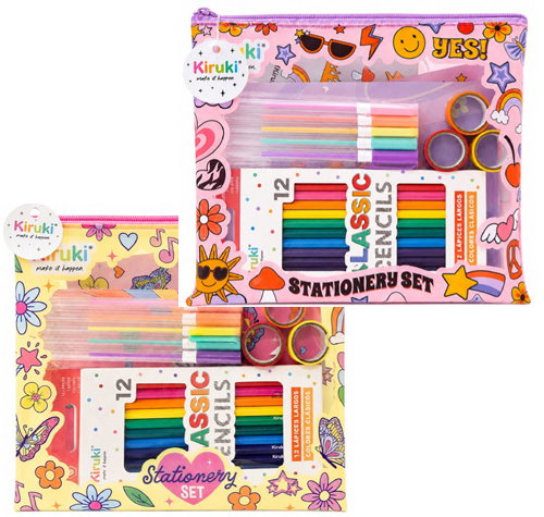 (182459) SET KIRUKI BELIEVE/YOU GO IT 300008 - LINEA REGALERIA - SET ARTE/ESCOLAR