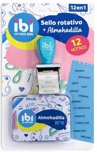 (18287T) SELLITO FANT.ROT.C/AL.OFICIN 840480 - LINEA ARTISTICA - SELLO ARTISTICO