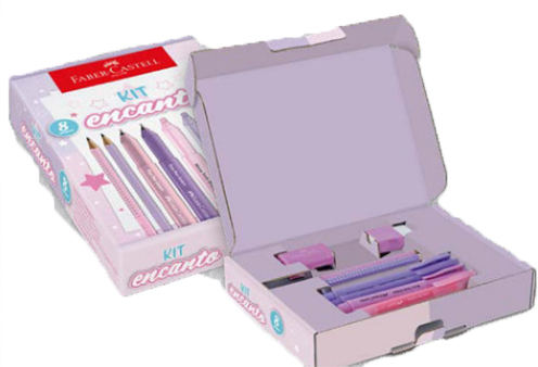 (182955) KIT FABER CASTELL ENCANTO X8 - LAPICES COLOR - LAPICES COLOR