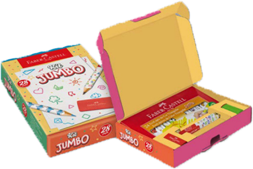 (182956) KIT FABER CASTELL JUMBO X28 - LAPICES COLOR - LAPICES COLOR