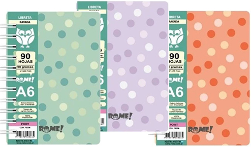 (182973) LIBRETA R A6 73106 POINT 90H == - CUADERNOS/LIBRETAS/REPUESTOS - LIBRETAS