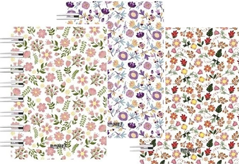 (183973) LIBRETA R A7 73137 FLORES 90H == - CUADERNOS/LIBRETAS/REPUESTOS - LIBRETAS