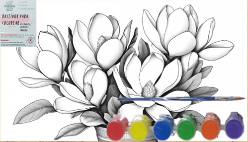 (1844**MA) BASTIDOR 20X30 MAGNOLIA C/ACC - LINEA ARTISTICA - BASTIDORES