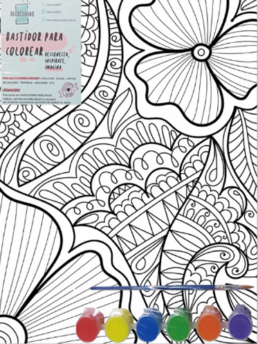 (1848**FL) BASTIDOR 30X40 FLOR C/ACC - LINEA ARTISTICA - BASTIDORES