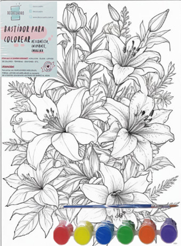 (1848**LI) BASTIDOR 30X40 LILLIUM C/ACC - LINEA ARTISTICA - BASTIDORES