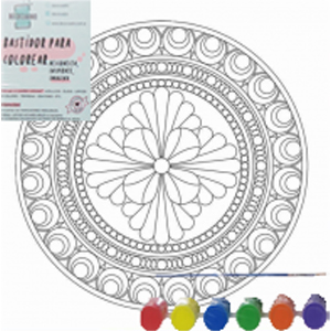 (1852**13) BASTIDOR 40X40 MANDALA 13 C/ACC - LINEA ARTISTICA - BASTIDORES