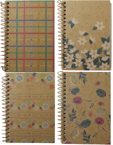 (185675) LIBRETA JA A6 KRAFT COLOR 80H == - CUADERNOS/LIBRETAS/REPUESTOS - LIBRETAS