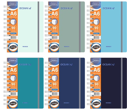 (185896) LIBRETA R A6 3546 OCEAN 90H== - CUADERNOS/LIBRETAS/REPUESTOS - LIBRETAS