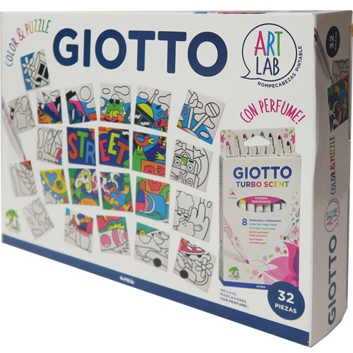 (185999) KIT GIO ART-LAB COLOR Y PUZZLE 32PZ - LINEA ARTISTICA - PLASTILINAS Y MASAS