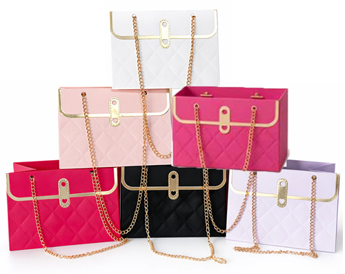 (186276) BOLSA C/CADENA 17X11.5X20 COLOR - BOLSAS/PAPELES/MO�OS - BOLSAS