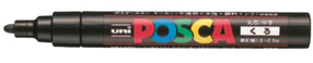 (1983**NE) MARCADOR POSCA PC-5M NEGRO - MARCADORES - MARCADOR VARIOS