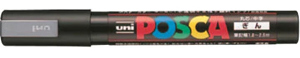 (1983**PL) MARCADOR POSCA PC-5M PLATA - MARCADORES - MARCADOR VARIOS