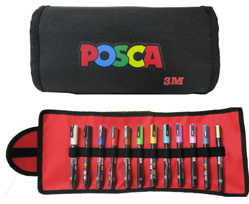 (198312) MARCADOR POSCA PC-3M X12 ESTUCHE - MARCADORES - MARCADOR VARIOS
