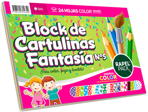 (2032**FA) BLOCK ENTRET.IG FANT.COLOR N5 - PAPELERIA - PAP.BLOCK