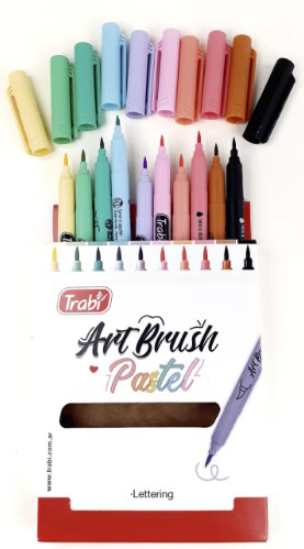 (20513P) MARCADOR TRA ART BRUSH X10 PASTEL - MARCADORES - MARCADOR VARIOS