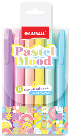 (206029) RESALTADOR SIMBALL PASTEL X6 - RESALTADORES - RESALTADORES