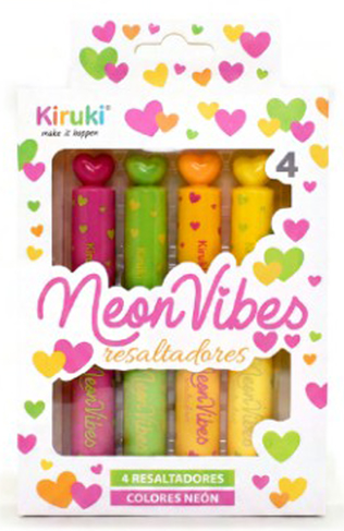 (206832) RESALTADOR KIRUKI NEON VIBES X4 - RESALTADORES - RESALTADORES