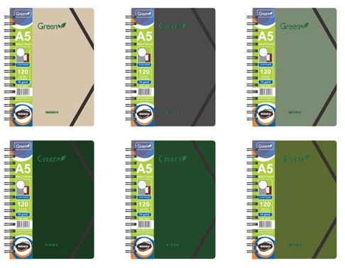 (212418) CUAD.C/ESP.R 16X21 3635 3SOL GREEN - CUADERNOS/LIBRETAS/REPUESTOS - CUADERNOS ESPECIALES