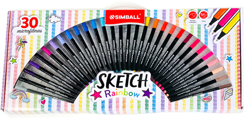 (21528) MICROFIBRA SIMBALL SKETCH X30 - MARCADORES - MICROFIBRAS