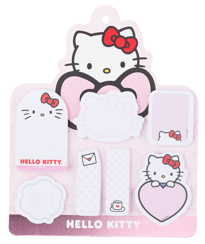 (217502) NOTAS ADH.MOO KITTY SET X7 2100502 - NOTAS ADHESIVAS - NOTAS ADHESIVAS