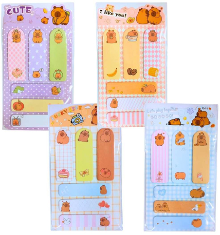 (21804C) NOTAS ADH.FANT.X6 CAPYBARA 28051 - NOTAS ADHESIVAS - NOTAS ADHESIVAS
