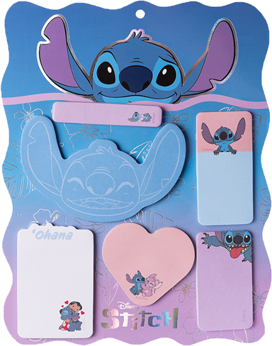 (21900S) NOTAS ADH.MOO STITCH SET X6 2442100 - NOTAS ADHESIVAS - NOTAS ADHESIVAS