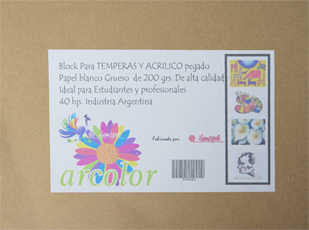 (223012A) BLOCK ARCOLOR A5 200GR 40H - LINEA ARTISTICA - VARIOS ARTISTICA