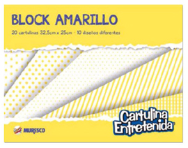 (2232**AM) BLOCK ENTRET.MURE.Nº5 AMARILLO - PAPELERIA - PAP.BLOCK
