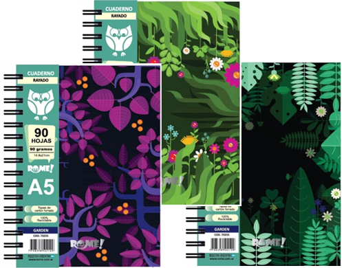 (226111) CUAD.C/ESP.R 16X21 73255 GARDEN 90H - CUADERNOS/LIBRETAS/REPUESTOS - CUADERNOS ESPECIALES
