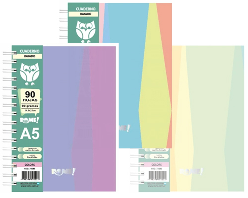 (22612) CUAD.C/ESP.R 16X21 73285 COLORS 90= - CUADERNOS/LIBRETAS/REPUESTOS - CUADERNOS ESPECIALES