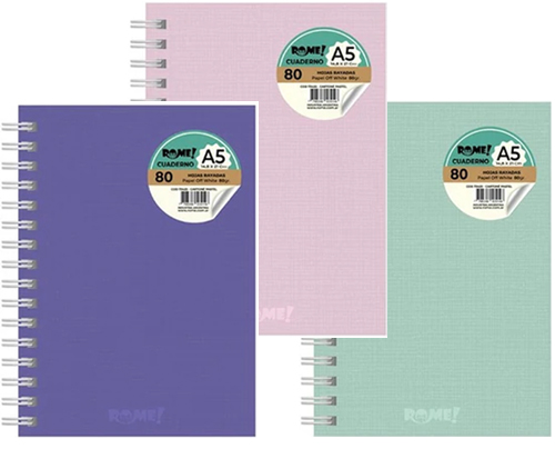 (226151) CUAD.C/ESP.R 16X21 73425 PASTEL 80= - CUADERNOS/LIBRETAS/REPUESTOS - CUADERNOS ESPECIALES