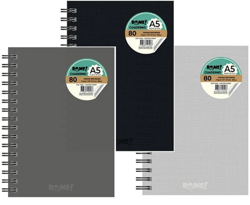 (226152) CUAD.C/ESP.R 16X21 73465 GRIS 80= - CUADERNOS/LIBRETAS/REPUESTOS - CUADERNOS ESPECIALES