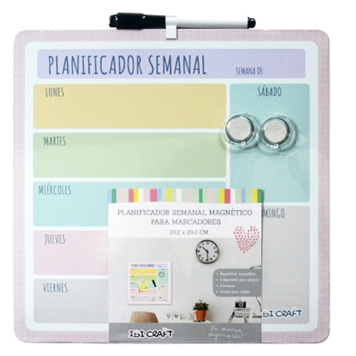 (235121) PIZARRA IBI MAGNET.PLANIF.30X30 ACC - PIZARRAS - PIZARRA BLANCA