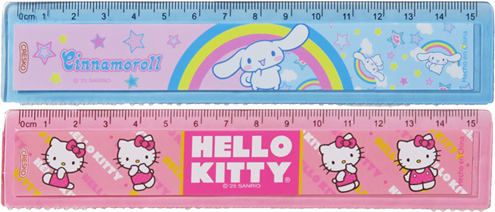 (2456**KI) REGLA FANTASIA 15CM.LIC.KIT/CINAM - GEOMETRIA - REGLAS