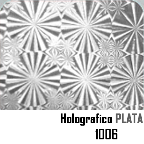 (2537**1006) ROLLO AUTOADH.SELF HOLOG.PLATA 1006 - ROLLOS AUTOADHESIVOS - CONTACT