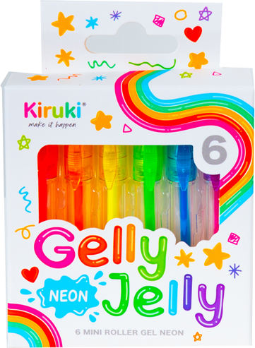 (261393) ROLLER KIRUKI GEL MINI NEON X6 - BOLIGRAFOS - BOLIGRAFOS ROLLER