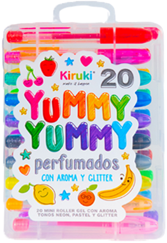 (261395) ROLLER KIRUKI GEL MINI PERFUM.X20 - BOLIGRAFOS - BOLIGRAFOS ROLLER