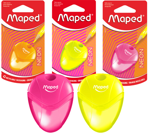 (262108) SACAPUNTA MAPED IGLOO NEON BLISTER - SACAPUNTAS - SACAPUNTAS