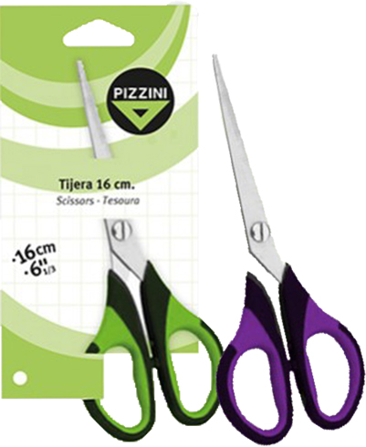 (270154) TIJERA PZZI 16CM.GRIP SOFT PS99C - TIJERAS - TIJERAS