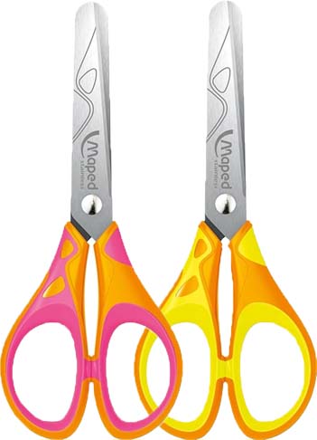 (27066N) TIJERA MAPED 13CM.ESC.464401 NEON - TIJERAS - TIJERAS