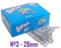 (280083) CLIPS SIFAP Nº 3 28MM. - CLIPS/CHINCHES/ALFILERES - CLIPS
