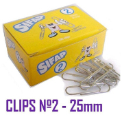 (280091) CLIPS SIFAP Nº 2 25MM. - CLIPS/CHINCHES/ALFILERES - CLIPS