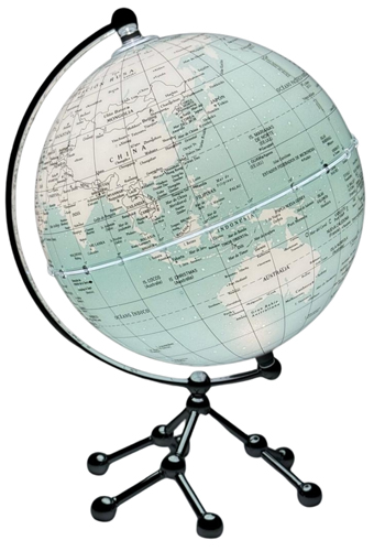 (280665) GLOBO TERR.20CM.SHANGHAI B/METAL CR - GLOBOS TERRAQUEOS - GLOBOS TERRAQUEOS