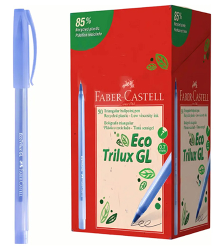 (35668) BOLIGRAFO F.CASTELL ECO TRILUX AZUL - BOLIGRAFOS - BOLIGRAFOS USO DIARIO