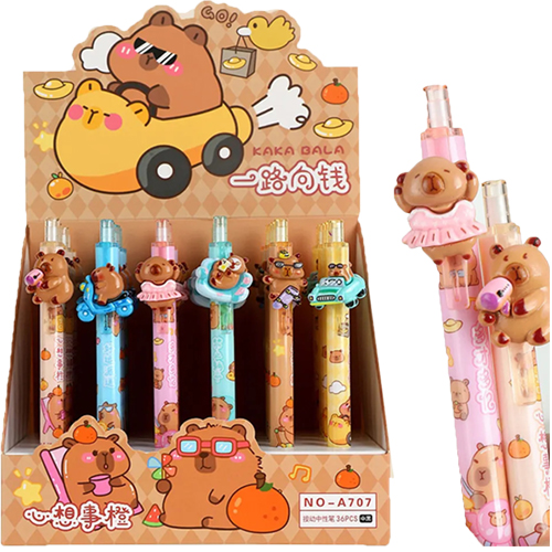 (361070) BOLIGRAFO FANT.CAPYBARA RETR.A-707 - BOLIGRAFOS - BOLIGRAFOS FANTASIA