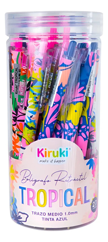 (36397) BOLIGRAFO FANT.KIRUKI TROPICAL RETR - BOLIGRAFOS - BOLIGRAFOS FANTASIA