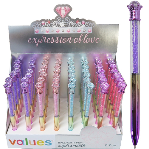 (412182) BOLIGRAFO FANT.CORONA C/PIED.014 - BOLIGRAFOS - BOLIGRAFOS ROLLER