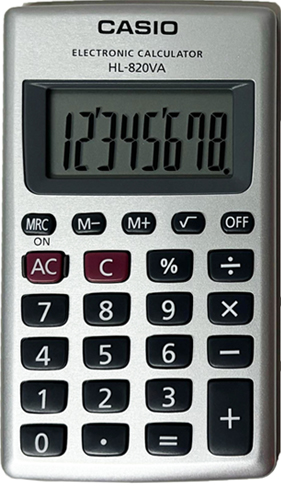 (52031) CALCULADORA CASIO HL-820 VA (CHICA) - CALCULADORAS - CALCULADORAS